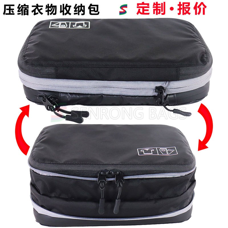Compression Packing Cubes, 4 Set Travel Luggage Packing Organizers, Expandable Storage Packing Cubes