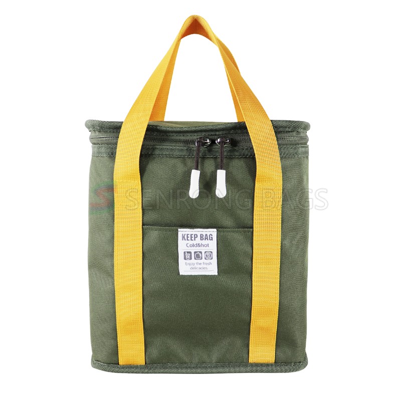 Green Waterproof custom thermal foam soft lunch basic insulated cooler bag for milk SC20-016G