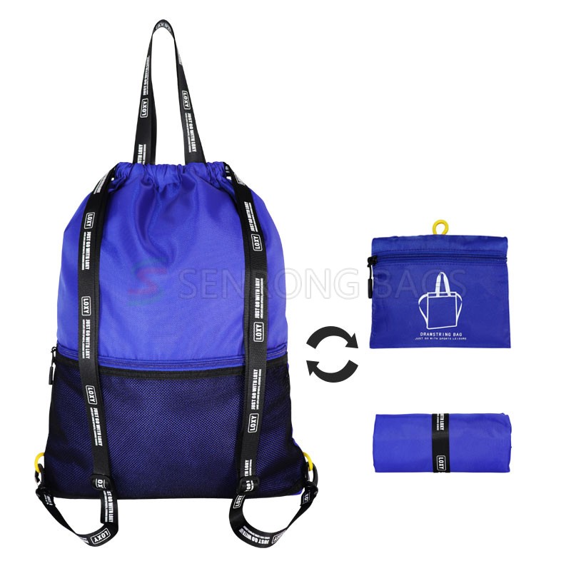 Waterproof Outdoor Training Basketball Bag Backpack Drawstring Gym Sport Backpack  LX22-031B