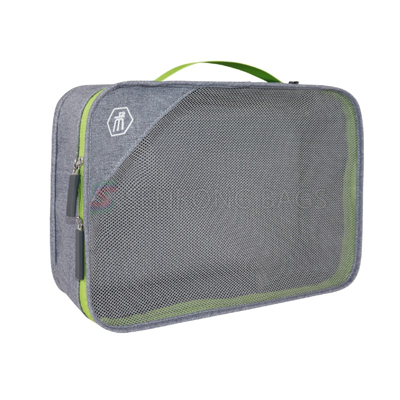 Medium size 30*10*22cm - Foldable bag organizer durable polyester organizer travel packing cube set for Clothes     SLT21-025G