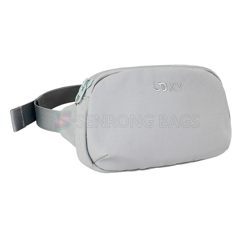 Unisex Lulu Style Waist Bag Fashionable Polyester Chest Bag with Waterproof Feature for Outdoor Sports Running for Phone Storage LX24-032