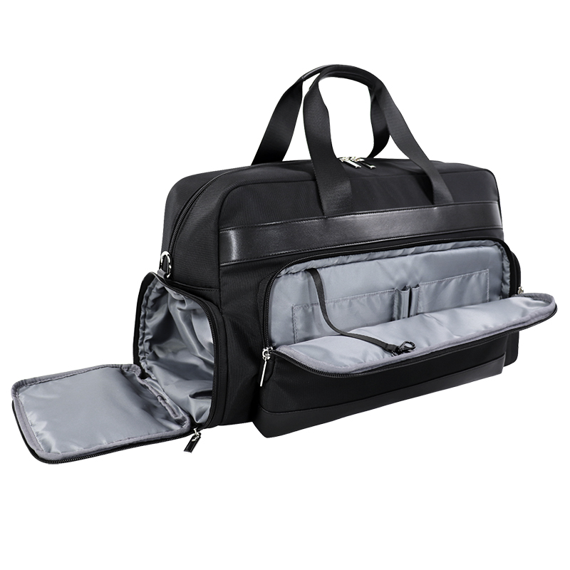 Interior compartments of custom business travel briefcase SLB26-001