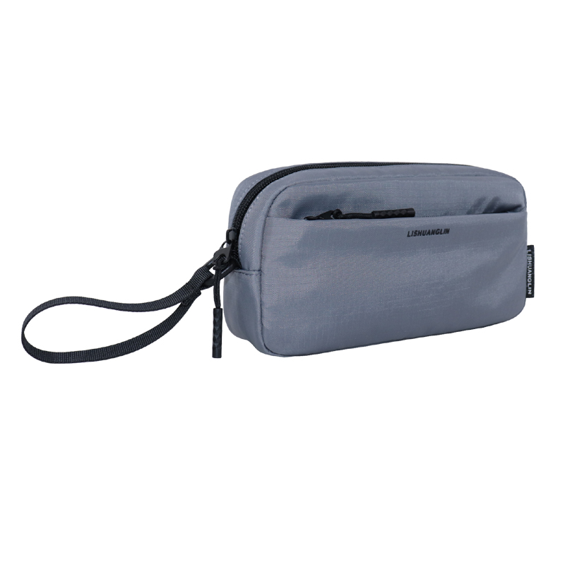 Custom OEM Compact Wristlet Organizer Pouch with Front Zipper Pocket SLB26-013 product view 6