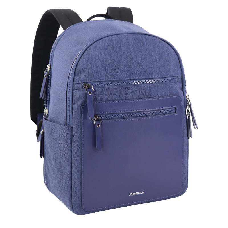Custom OEM Laptop Backpack with Front Organizer Pockets product view 2