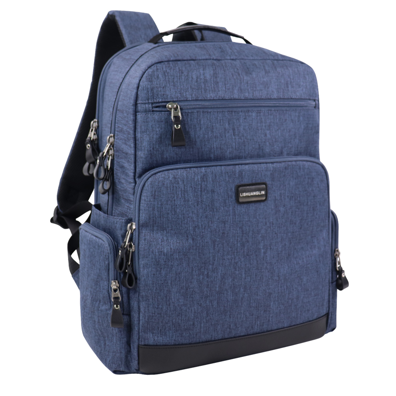 Custom OEM Blue Multi-Compartment Backpack with Front Organizer Pockets SLB26-020 product view 2