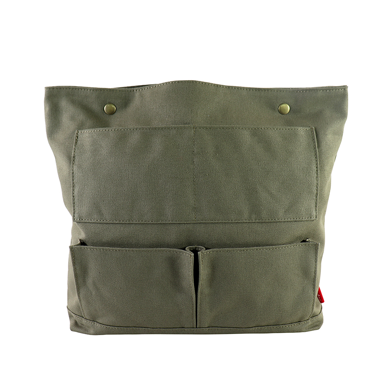 Custom OEM Canvas Utility Organizer Bag with Open Front Pockets SRD19-016 product view 3