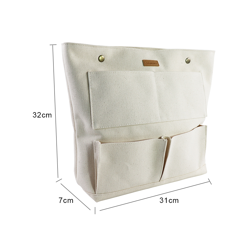 Custom OEM Canvas Utility Organizer Bag with Open Front Pockets SRD19-016 product view 6