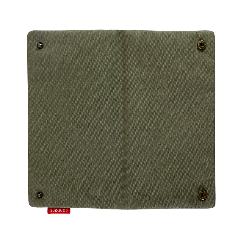 Custom OEM Flat Canvas Zipper Pouch for Travel Accessories SRD19-017 product view 6