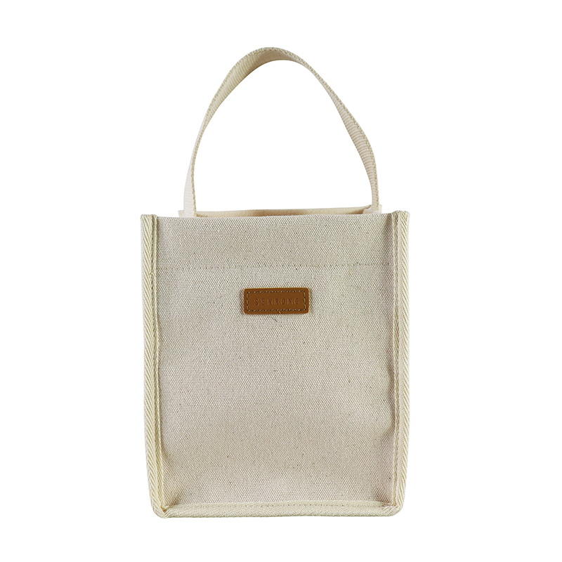 Custom OEM Mini Canvas Tote Bag with Short Handles for Retail Programs SRD19-018 product view 5