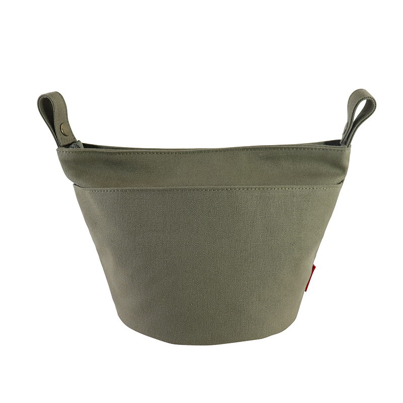 Custom OEM Canvas Hanging Organizer Pouch with Front Zipper Pocket SRD19-021 product view 3