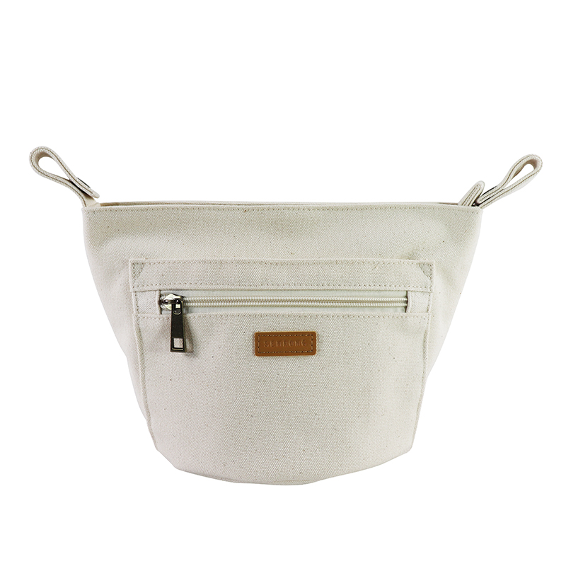 Custom OEM Canvas Hanging Organizer Pouch with Front Zipper Pocket SRD19-021 product view 5