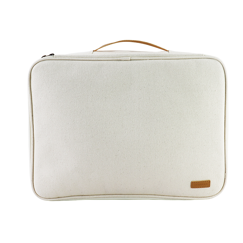 Custom OEM Structured Canvas Travel Case with Top Handle SRD19-022 product view 6