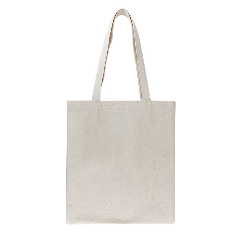 Custom OEM Printed Canvas Grocery Tote Bag with Long Handles and Graphic Panel SRF19-001 product view 3