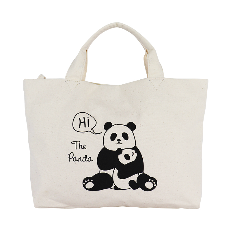 Custom OEM Printed Canvas Flower Shopping Tote with Short Handles SRF19-030 product view 6