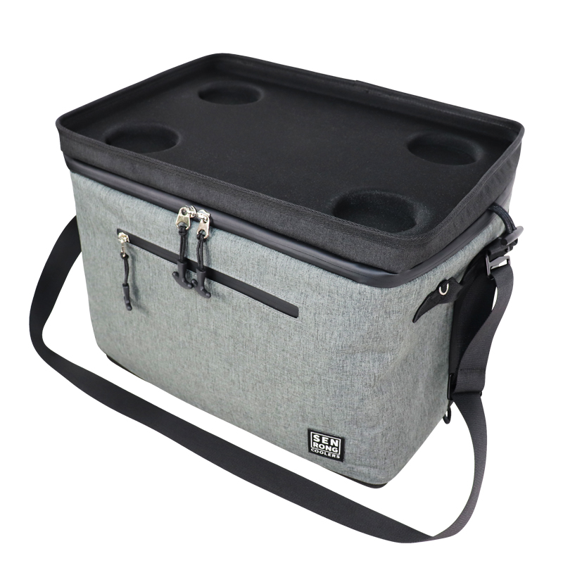 Custom EVA Hard-Top Insulated Cooler Bag with Front Pocket product detail view 5