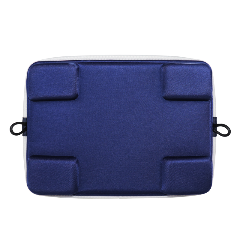 Custom White and Navy EVA Hard-Top Shoulder Cooler Bag SC23-021G