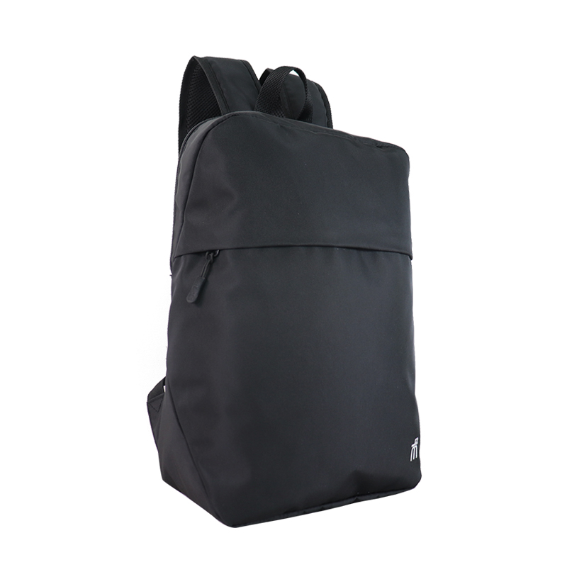 Custom OEM Black Minimalist Laptop Backpack with Wide Opening product view 2