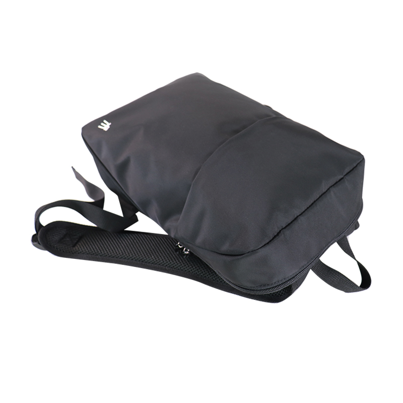 Custom OEM Black Minimalist Laptop Backpack with Wide Opening product view 5
