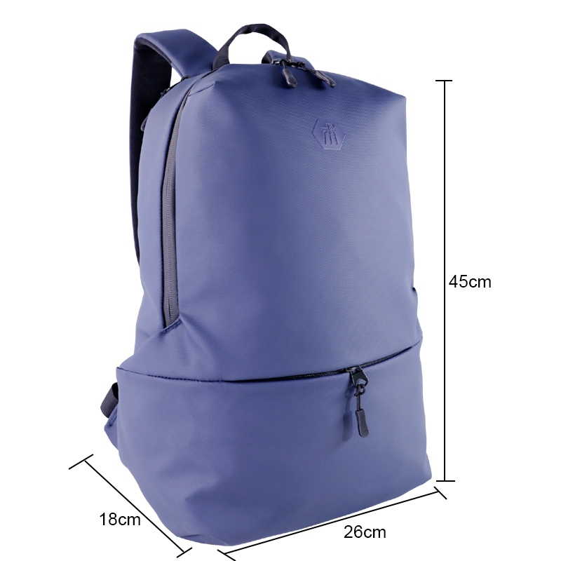 Custom OEM Black Backpack with Reflective Webbing Detail product view 3