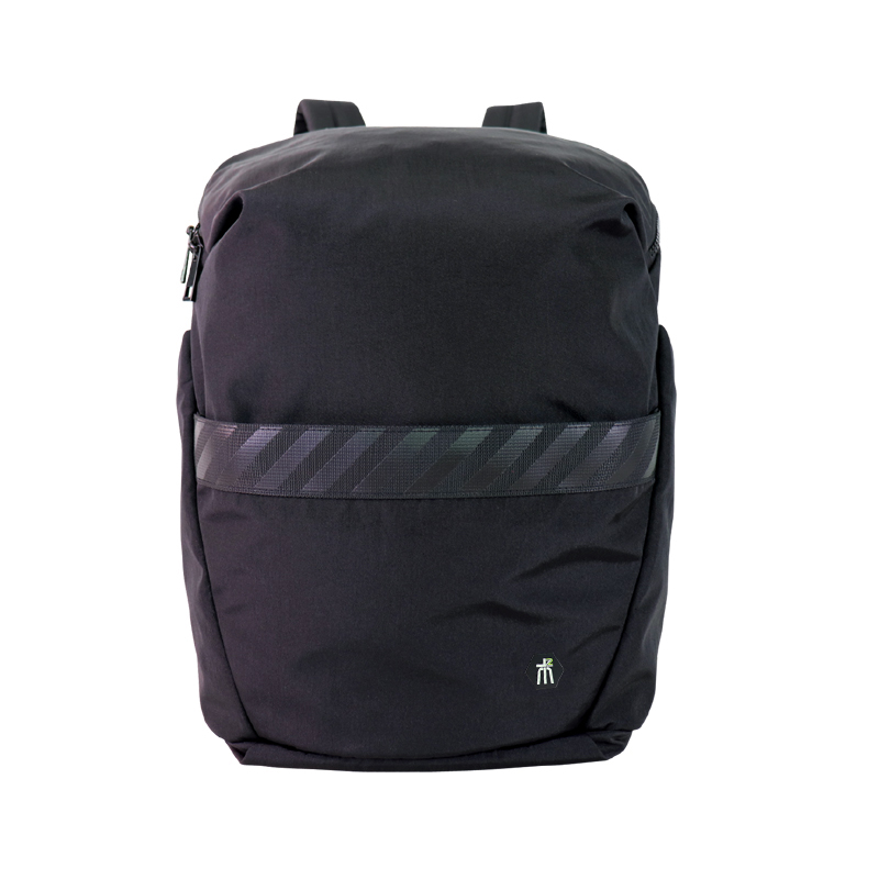 Custom OEM Black Urban Backpack with Contrast Front Panel SLB20-009