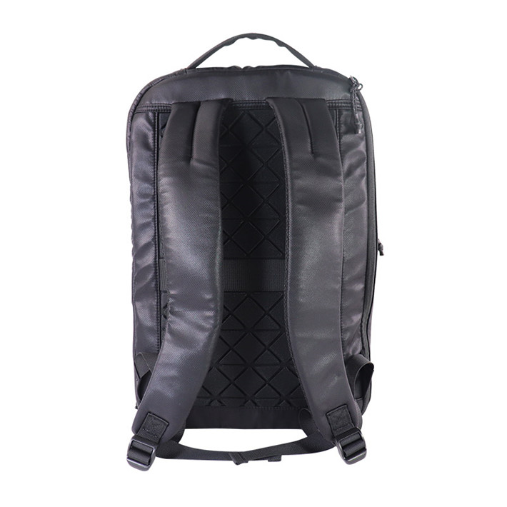 Custom OEM Black Water-Resistant Business Laptop Backpack with Side Compartments SRB19-001 product view 4