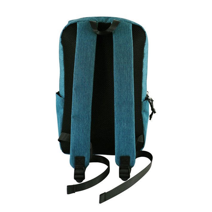 Custom OEM Blue Casual Laptop Backpack with Front Organizer Pocket SRB19-004 product view 3