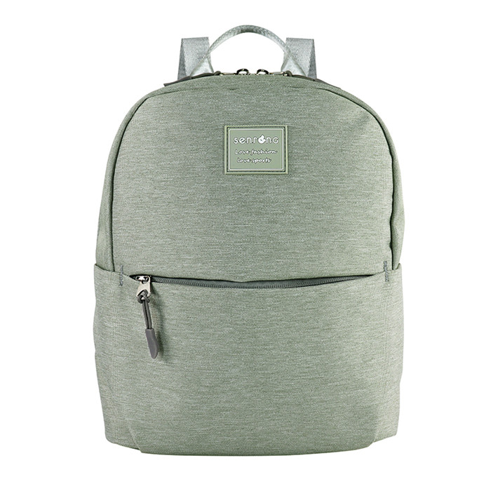 Custom OEM Navy Business Backpack with Front Zipper Pocket SRB19-005