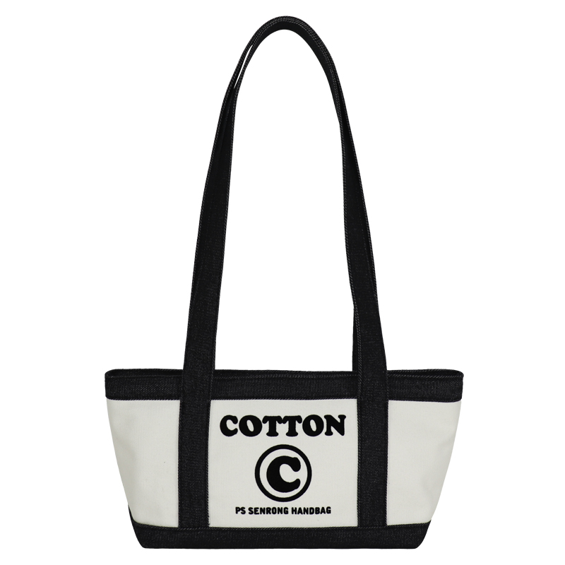 Custom Canvas Shopping Tote with Reinforced Web Handles SRF23-039B