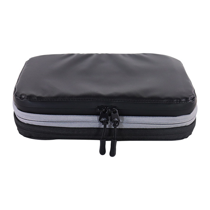 Custom OEM Black Slim Foldable Travel Storage Case with Dual Zippers product view 5