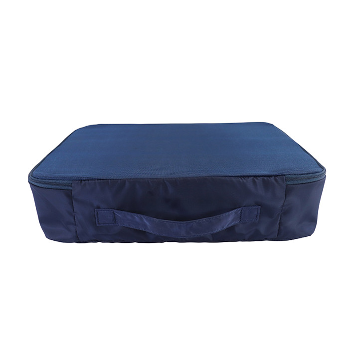 Custom OEM Navy Clothing Travel Organizer with Printed Front Panel product view 4
