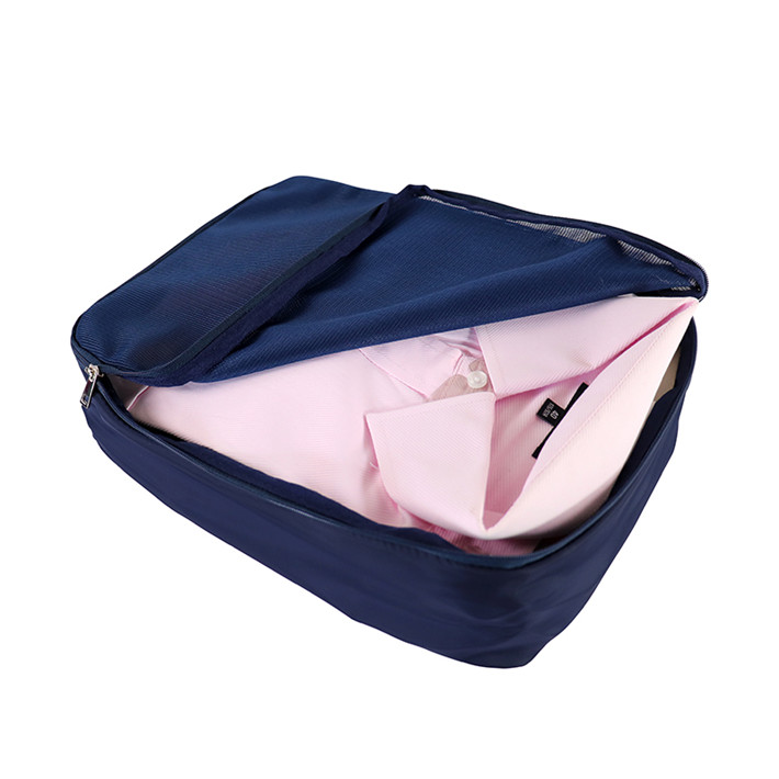 Custom OEM Navy Foldable Clothing Storage Organizer for Travel product view 5