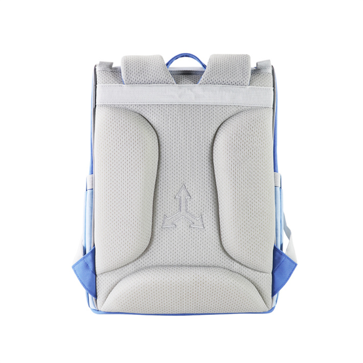 Custom OEM Light Blue Kids School Backpack with Dual Front Pockets product view 5