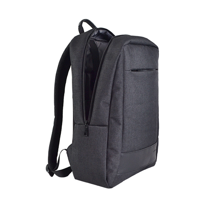Custom OEM Black Slim Commuter Laptop Backpack product view 6