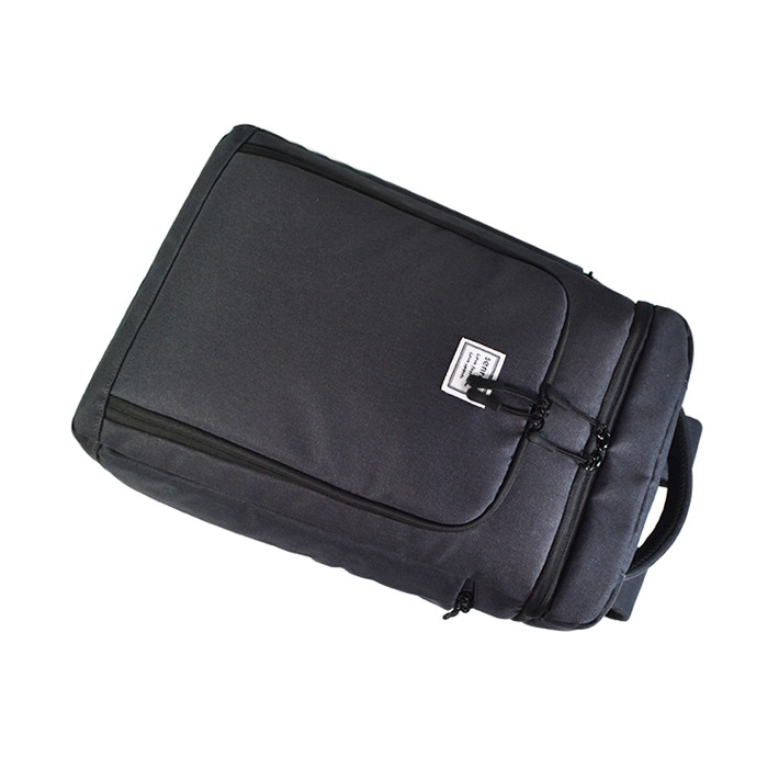 Custom OEM Grey Travel Laptop Backpack with Large Front Organizer product view 4