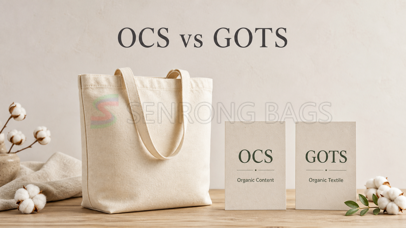 OCS vs GOTS: Which Standard Fits Your Custom Organic Cotton Bags?