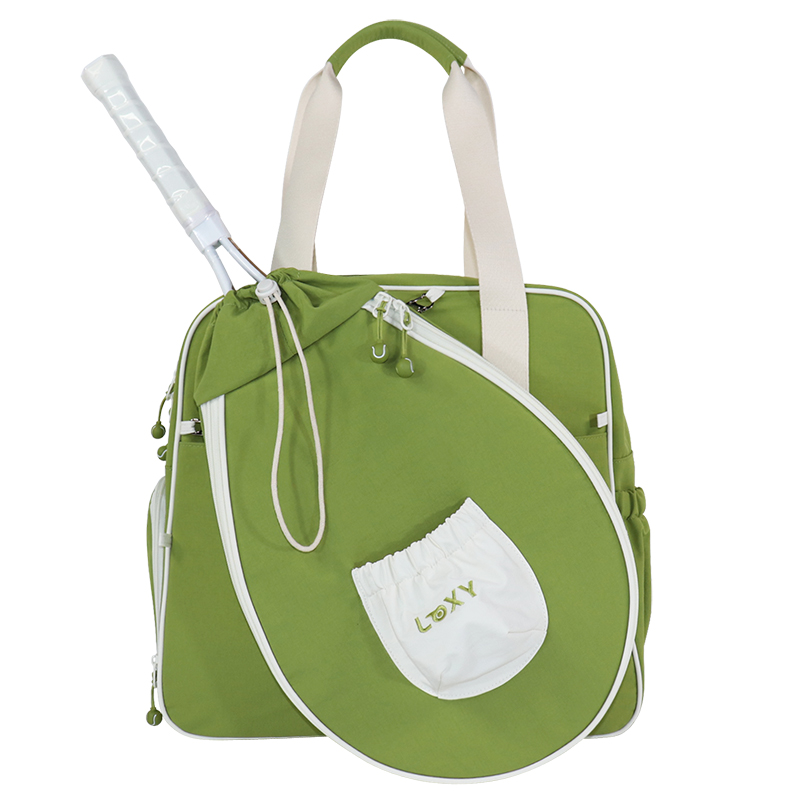 Custom Recycled Polyester Padel Tennis Racket Bag with Detachable Racket Cover