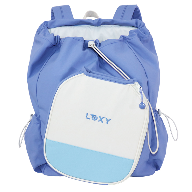 Product view 3 of Custom Recycled Polyester Tennis Racket Backpack with Drawstring Top