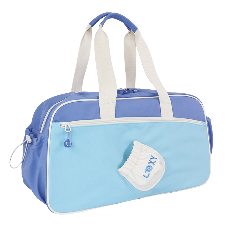 Product view 3 of Custom Recycled Polyester Sports Duffel Bag with Racket Storage Pocket