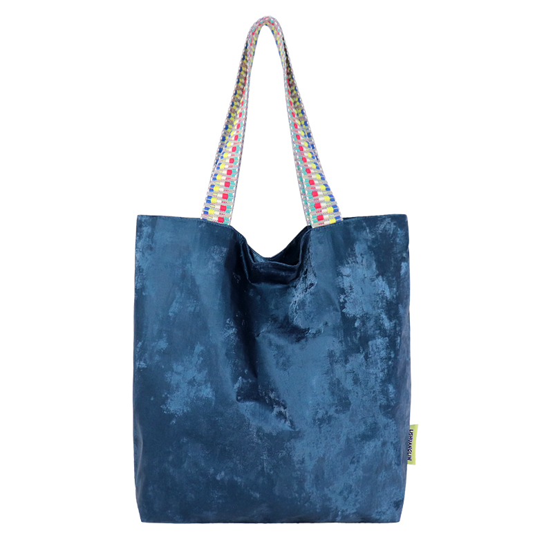 Custom Tyvek Tote Bag with Braided Handles SLH25-001 product view 5