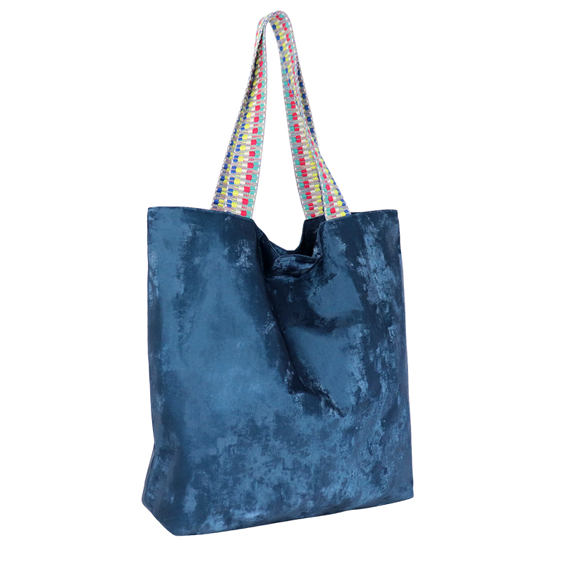 Custom Tyvek Tote Bag with Braided Handles SLH25-001 product view 6