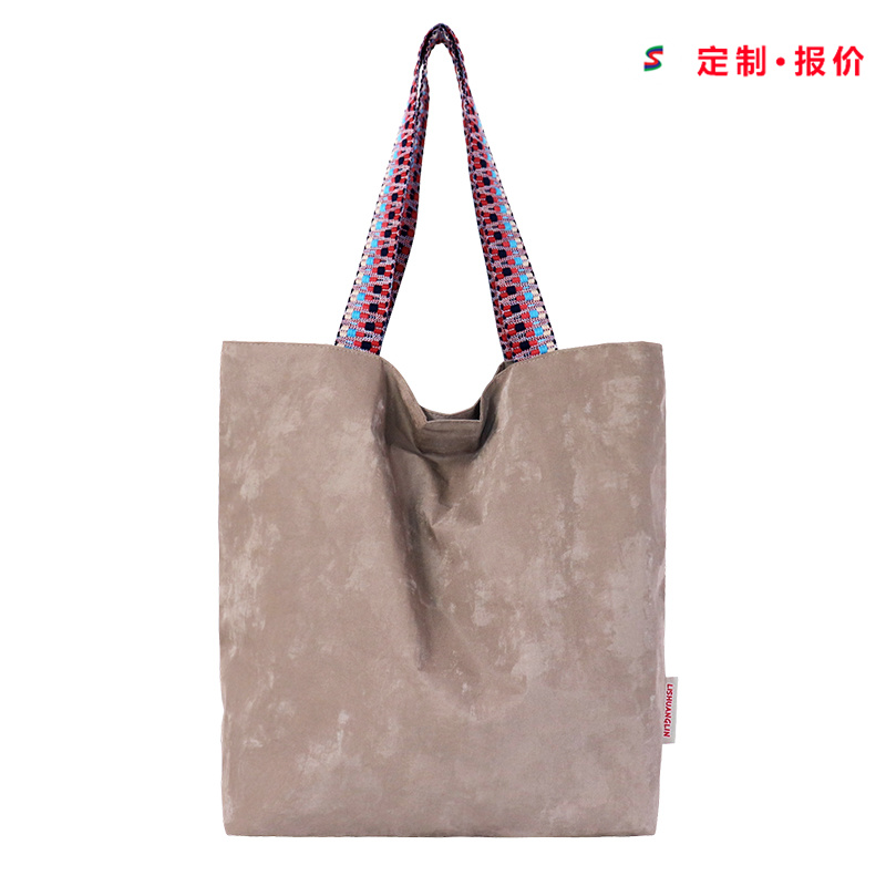 Custom Tyvek Tote Bag with Braided Handles SLH25-001 product view 3