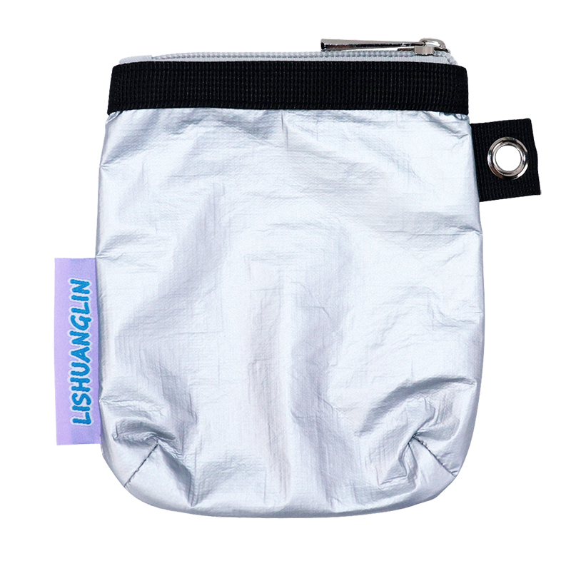 Custom Tyvek Zip Pouch with Grommet Tab SLH25-005 product view 6