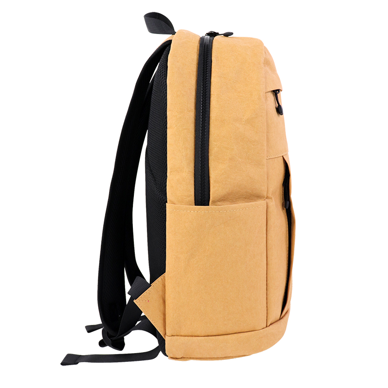 Custom Washable Kraft Paper Backpack for Recyclable Material Projects SLH25-017Y product view 5