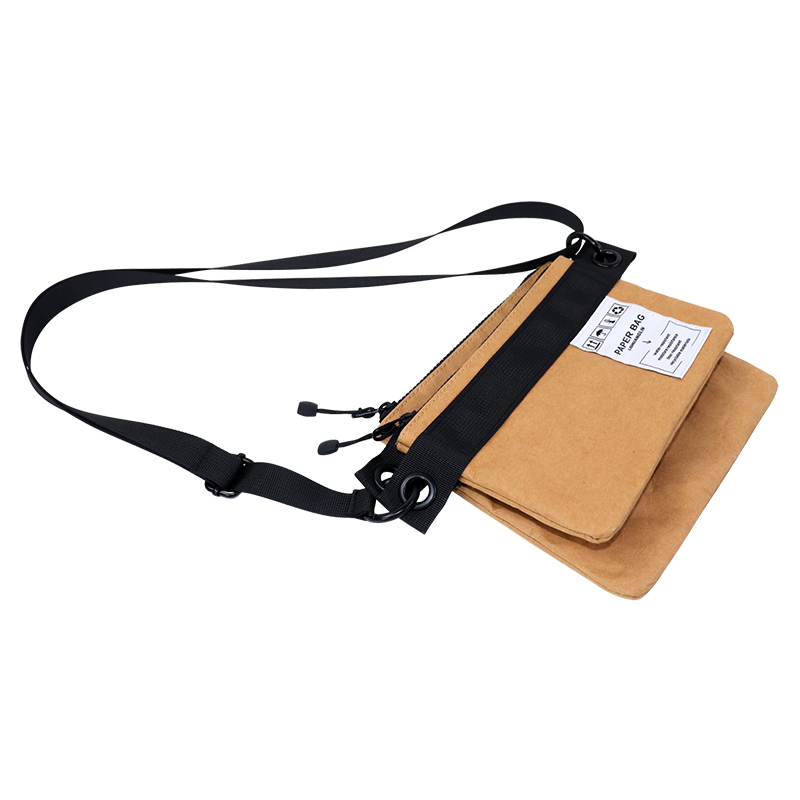 Custom Washable Kraft Paper Crossbody Bag SLH25-019Y product view 5