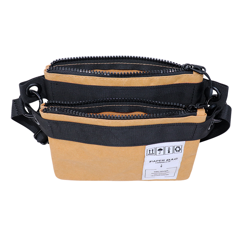 Custom Washable Kraft Paper Crossbody Bag SLH25-019Y product view 6