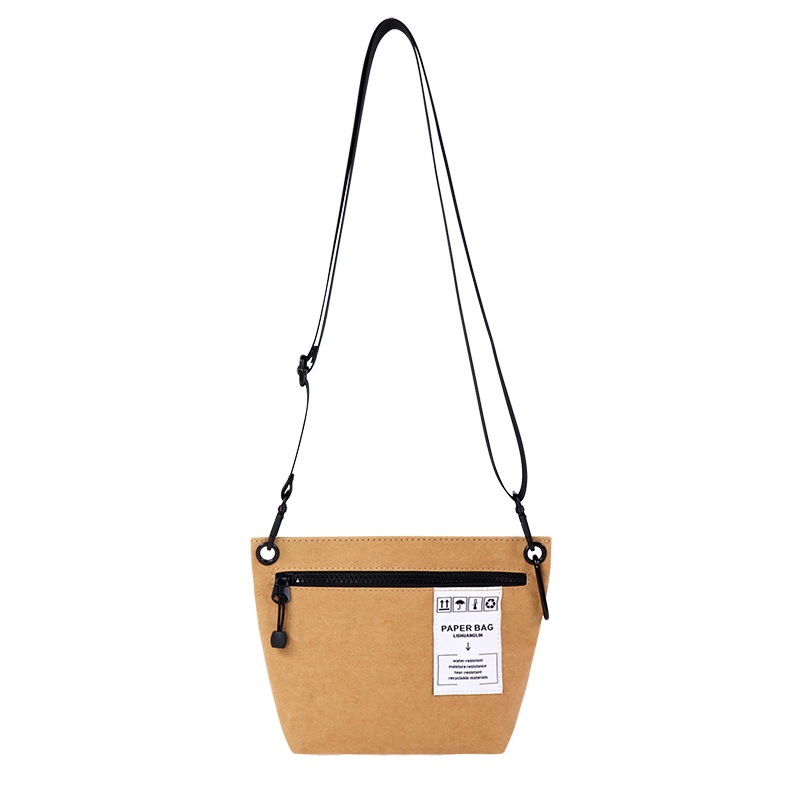 Custom Washable Kraft Paper Crossbody Organizer Pouch SLH25-022Y product view 2