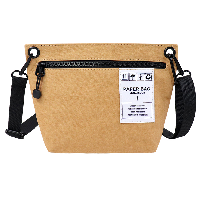 Custom Washable Kraft Paper Crossbody Organizer Pouch SLH25-022Y product view 3