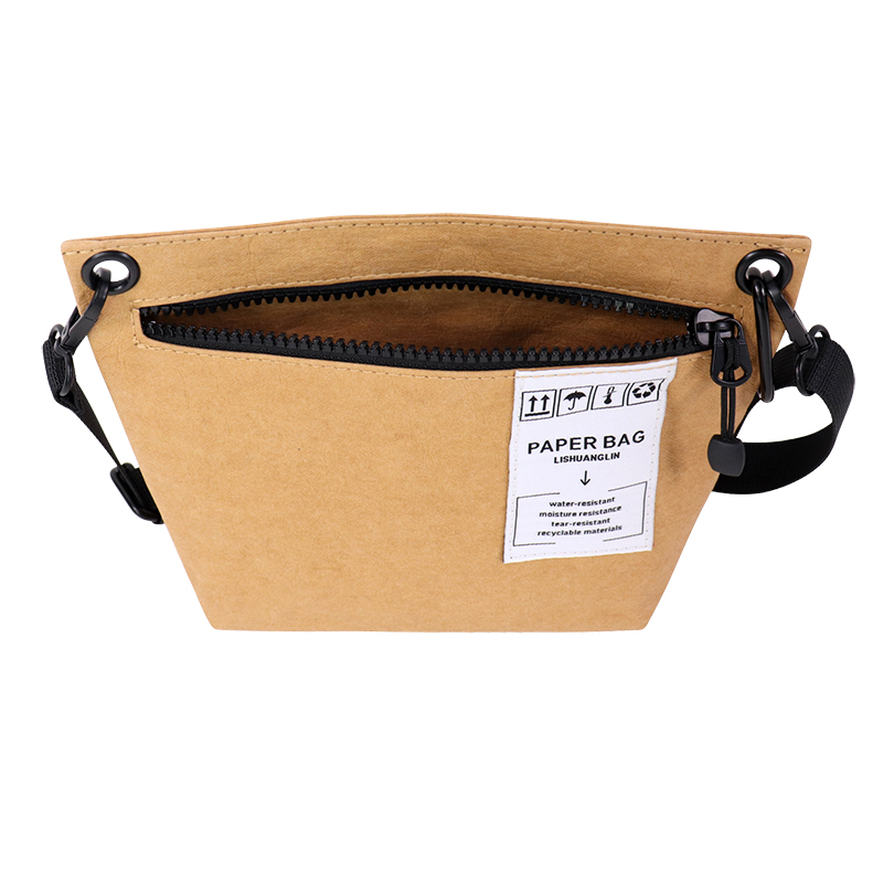 Custom Washable Kraft Paper Crossbody Organizer Pouch SLH25-022Y product view 6