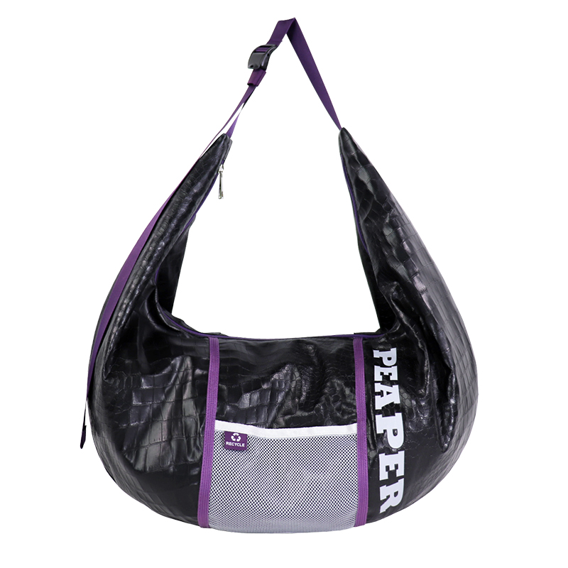 Custom Tyvek-Style Spunbond Polyethylene Shopper Tote with Web Handles SLH26-014B