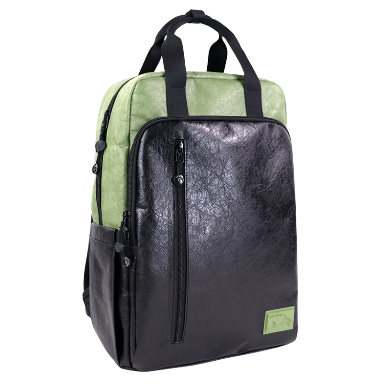 Alternate view of Custom Crinkled Tyvek-Style Spunbond Polyethylene Crossbody Pouch SLH26-017G
